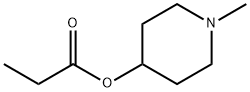 N-methylpiperidin-4-yl propionate Struktur