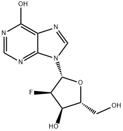 2'-Deoxy-2'-fluoroinosine Struktur