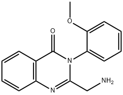 2-(AMINOMETHYL)-3-(2-METHOXYPHENYL)-4(3H)-QUINAZOLINONE Struktur