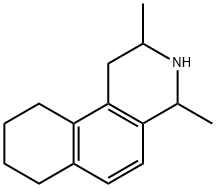 Benz[f]isoquinoline, 1,2,3,4,7,8,9,10-octahydro-2,4-dimethyl- (8CI) Struktur