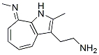 Cyclohepta[b]pyrrole, 3-(2-aminoethyl)-1,8-dihydro-2-methyl-8-(methylimino)- (8CI) Struktur