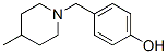 p-Cresol, alpha-(4-methylpiperidino)- (8CI) Struktur