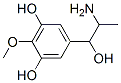 Benzyl alcohol, alpha-(1-aminoethyl)-3,5-dihydroxy-4-methoxy- (8CI) Struktur