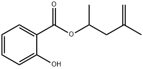 1,3-dimethyl-3-butenyl salicylate Struktur