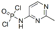 Phosphoramidic dichloride, (2-methyl-4-pyrimidinyl)- (8CI) Struktur