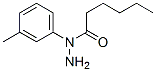 Hexanoic acid, 1-m-tolylhydrazide (8CI) Struktur