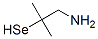 2-Propaneselenol,  1-amino-2-methyl- Struktur