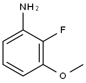 2-Fluoro-3-methoxyaniline Struktur