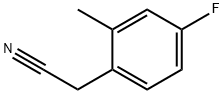 Benzeneacetonitrile, 4-fluoro-2-methyl- (9CI) Struktur