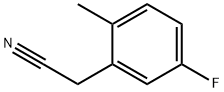 5-Fluoro-2-methylbenzyl cyanide Struktur