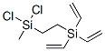 (2-[Dichloro(methyl)silyl]ethyl)(trivinyl)silane Struktur