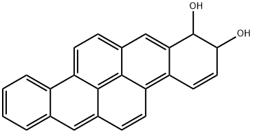 1,2-dihydro-1,2-dihydroxydibenzo(a)pyrene Struktur