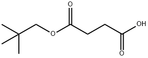 (2,2-dimethylpropyl) hydrogen succinate Struktur