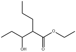 3-hydroxypropylpentanoic acid ethyl ester Struktur