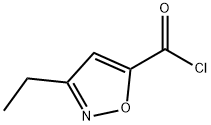 5-Isoxazolecarbonyl chloride, 3-ethyl- (9CI) Struktur