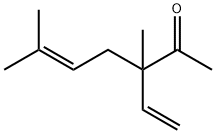 3,6-dimethyl-3-vinylhept-5-en-2-one Struktur