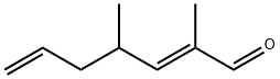 2,6-Heptadienal, 2,4-dimethyl-, (2E)- Struktur