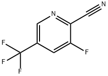 3-Fluoro-5-trifluoromethyl-pyridine-2-carbonitrile Struktur