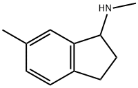 2,3-DIHYDRO-6,N-DIMETHYL-1H-INDEN-1-AMINE Struktur