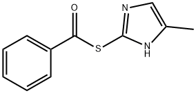 Benzoic acid, thio-, S-(4-methylimidazol-2-yl) ester (8CI) Struktur