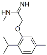 Acetamidine, N-methyl-2-(thymyloxy)- (8CI) Struktur