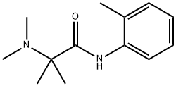 o-Propionotoluidide, 2-(dimethylamino)-2-methyl- (8CI) Struktur