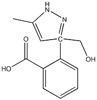 Pyrazole-3-methanol, 5-methyl-, benzoate (ester) (8CI) Struktur