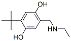 Hydroquinone, 2-tert-butyl-5-[(ethylamino)methyl]- (8CI) Struktur