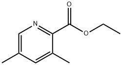 Ethyl 3, 5-diMethyl-2-pyridinecarboxylate Struktur