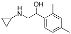 Benzyl alcohol, alpha-[(cyclopropylamino)methyl]-2,4-dimethyl- (8CI) Struktur