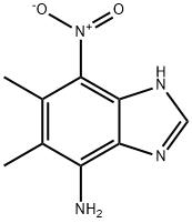 Acetamide, N-(5,6-dimethyl-4-benzimidazolyl)- (8CI) Struktur