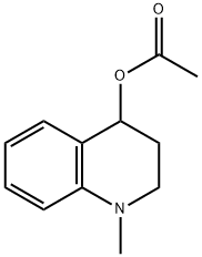 4-Quinolinol,1,2,3,4-tetrahydro-1-methyl-,acetate(ester)(8CI) Struktur