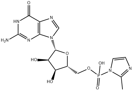 guanosine 5'-phospho-2-methylimidazolide Struktur