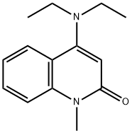 Carbostyril, 4-(diethylamino)-1-methyl- (8CI) Struktur