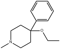 Piperidine, 4-ethoxy-1-methyl-4-phenyl- (8CI) Struktur