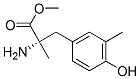 Tyrosine, alpha,3-dimethyl-, methyl ester, L- (8CI) Struktur