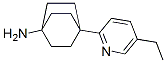 Pyridine, 2-(4-aminobicyclo[2.2.2]oct-1-yl)-5-ethyl- (8CI) Struktur