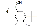 Benzyl alcohol, alpha-(aminomethyl)-3-tert-butyl-4-hydroxy-5-methyl- (8CI) Struktur