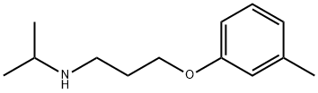 Propylamine, N-isopropyl-3-(m-tolyloxy)- (8CI) Struktur