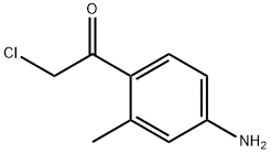 Ethanone, 1-(4-amino-2-methylphenyl)-2-chloro- (9CI) Struktur