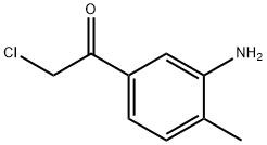 Ethanone, 1-(3-amino-4-methylphenyl)-2-chloro- (9CI) Struktur