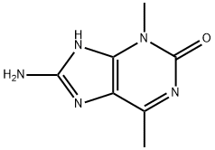 Purin-2(3H)-one,  8-amino-3,6-dimethyl-  (8CI) Struktur