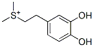 (2-(3,4-dihydroxyphenyl)ethyl)dimethylsulfonium Struktur