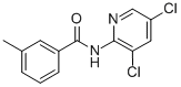 BENZAMIDE, N-(3,5-DICHLORO-2-PYRIDINYL)-3-METHYL Struktur