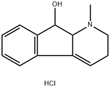 1-Methyl-9-hydroxy-1,2,3,9a-tetrahydro-1-azafluorene hydrochloride Struktur