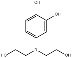 Ethanol, 2,2-[(3,4-dihydroxyphenyl)imino]di- (8CI) Struktur