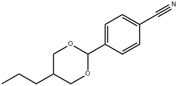 2-(4-CYANOPHENYL)-5-N-PROPYL-1,3-DIOXANE Struktur