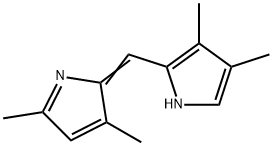 Pyrrole, 2-[(3,5-dimethyl-2H-pyrrol-2-ylidene)methyl]-3,4-dimethyl- (8CI) Struktur