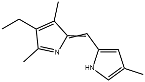 Pyrrole, 2-[(4-ethyl-3,5-dimethyl-2H-pyrrol-2-ylidene)methyl]-4-methyl- (8CI) Struktur