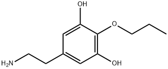 Resorcinol, 5-(2-aminoethyl)-2-propoxy- (8CI) Struktur